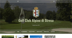 Desktop Screenshot of golfalpino.it