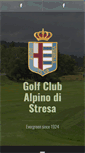 Mobile Screenshot of golfalpino.it