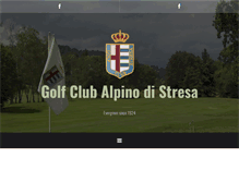 Tablet Screenshot of golfalpino.it